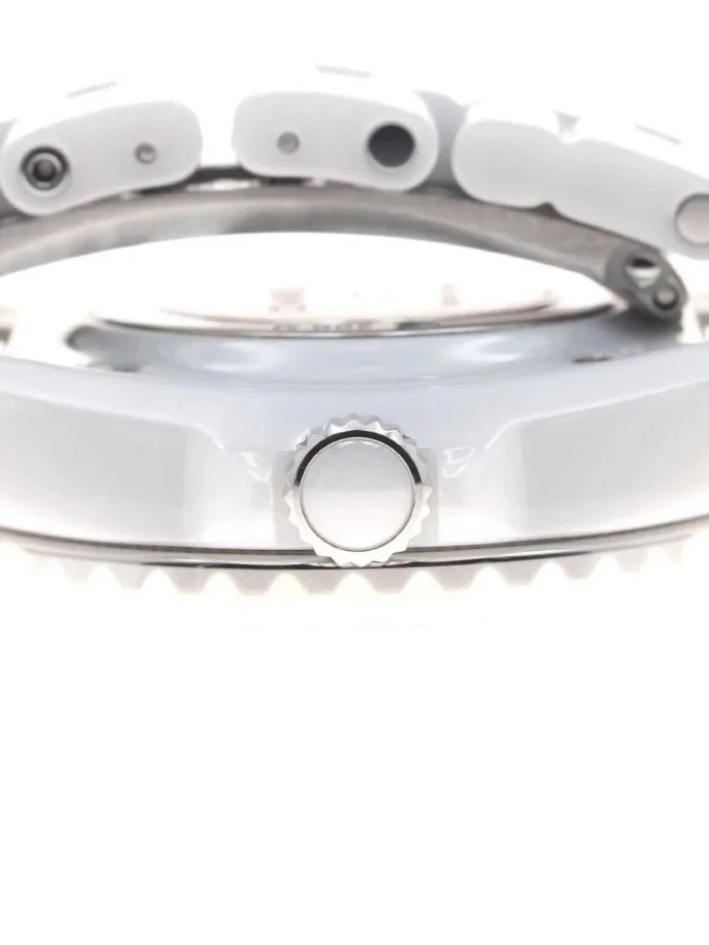 CHANEL J12 phantom H6345 White Ceramic white Dial Quartz Ladies Watch_965989